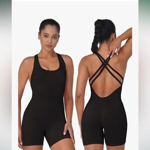 Sunzel Black Strappy Back Jumpsuit